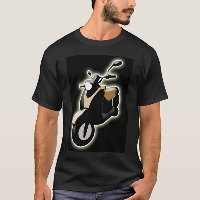 Vektorsparkcykel T-shirt (Framsida)
