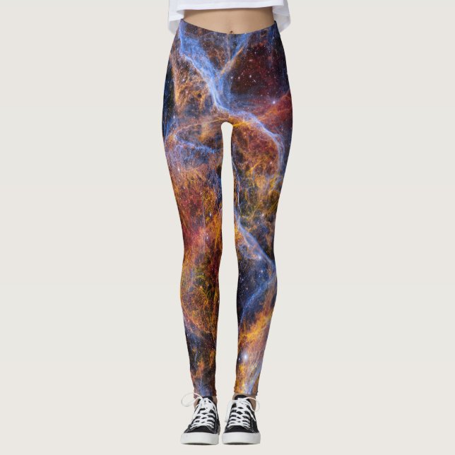 Vela Supernova Remnant Leggings (Framsida)