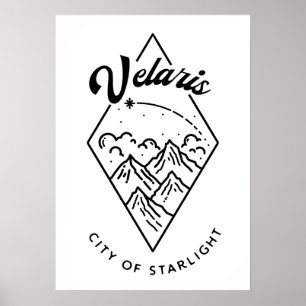 Velaris ACOTAR Inspirerad Poster