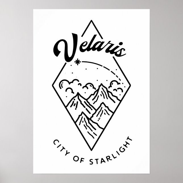 Velaris ACOTAR Inspirerad  Poster (Framsidan)