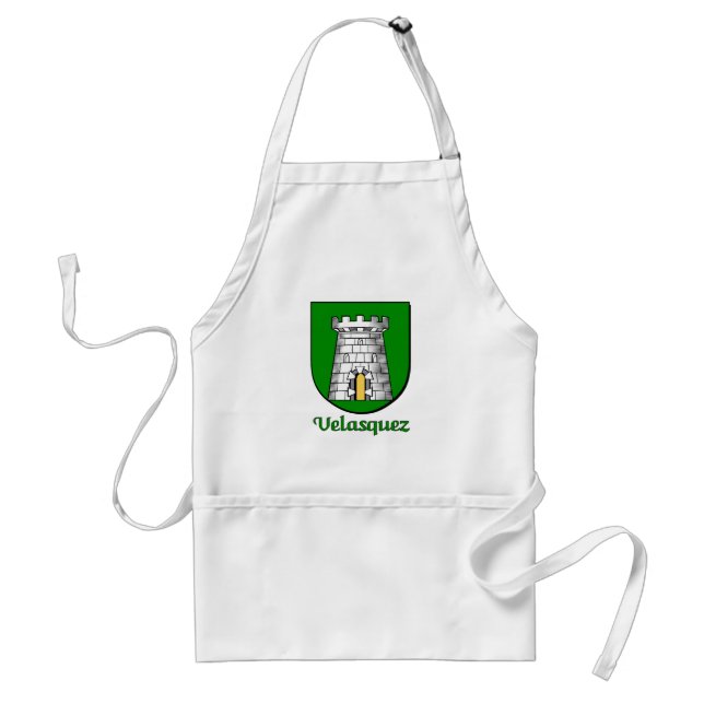 Velasquez Family Shield Apron Förkläde (Framsidan)