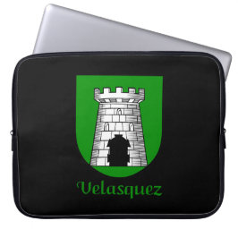 Velasquez Family Shield Electronics Bag Laptop Fodral