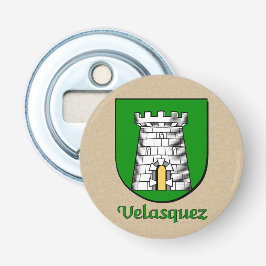 Velasquez Historical Arm Shield Flasköppnare