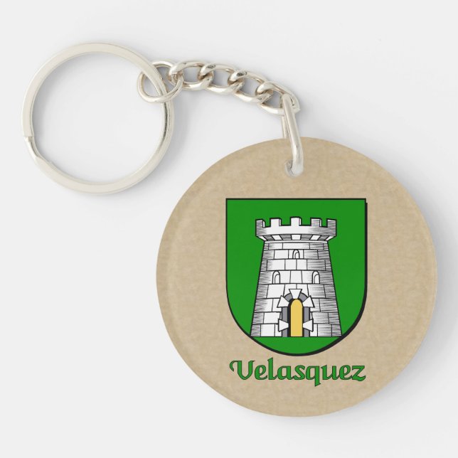 Velasquez Historical Shield och spanska Flagga (Framsidan)