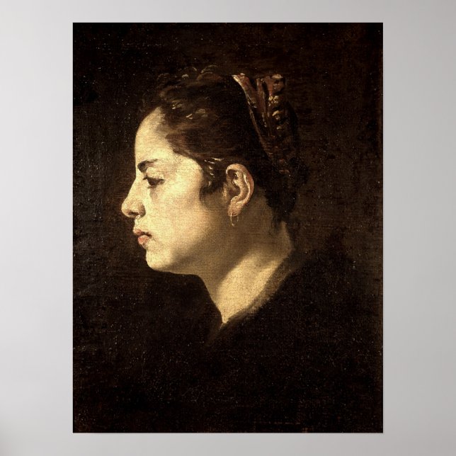 Velázquez - Chef för en flicka Poster (Framsidan)