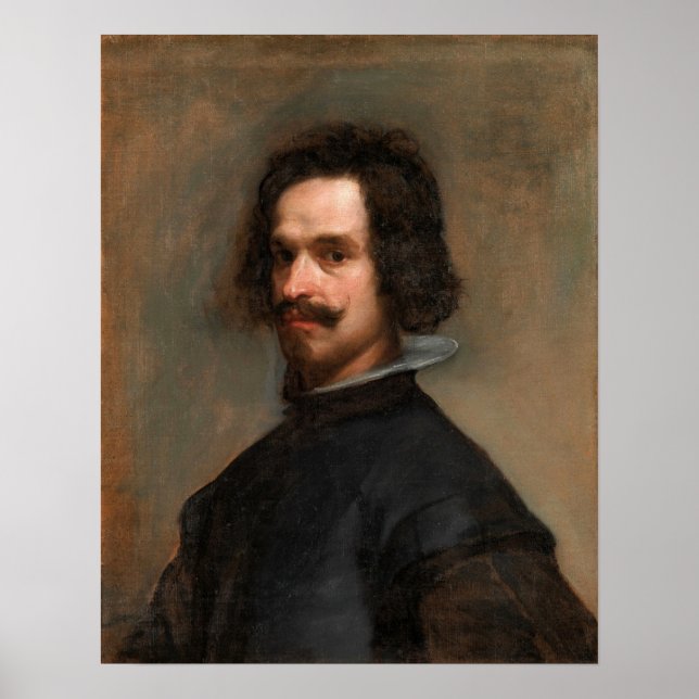 Velázquez - En man 1630 Poster (Framsidan)