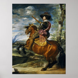 Velázquez - Equestrian Gaspar De Guzmán Olivares Poster