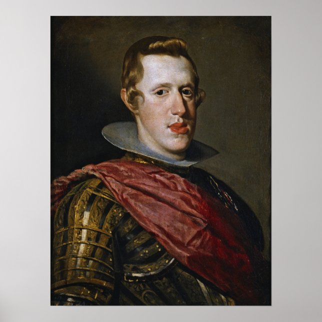Velázquez - Filip IV 1626 Poster (Framsidan)