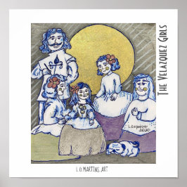 Velazquez Girls skriver ut Poster