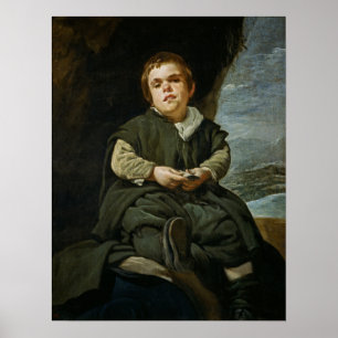 Velázquez - Jester Francisco Lezano Poster