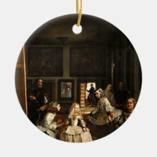 VELAZQUEZ - Las Meninas 1656 Julgransprydnad Keramik