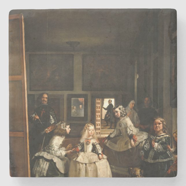 VELAZQUEZ - Las Meninas 1656 Stenunderlägg (Framsidan)