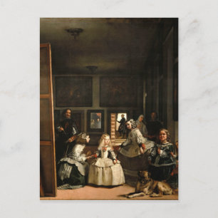 VELAZQUEZ - Las Meninas 1656 Vykort