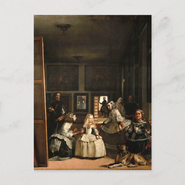 VELAZQUEZ - Las Meninas 1656 Vykort (Framsida)