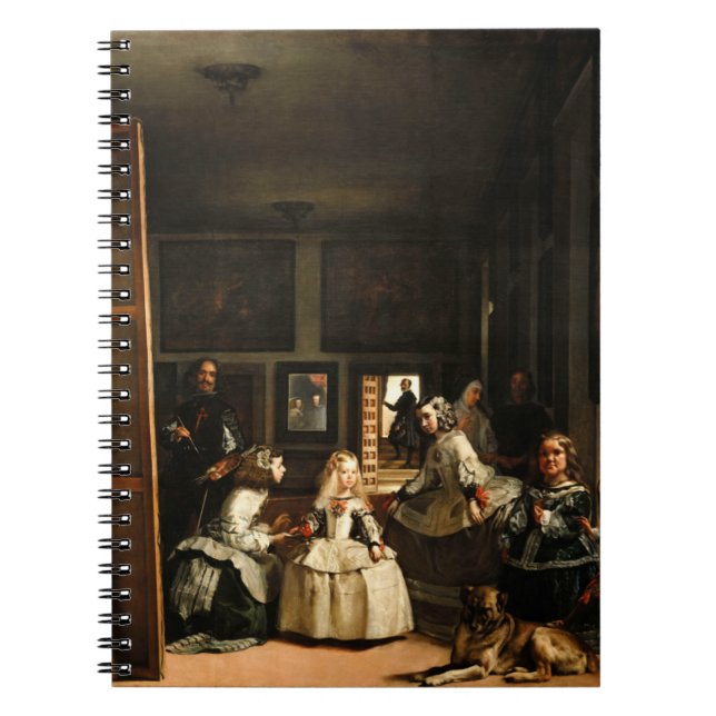 Velazquez Las Meninas bärbar dator Anteckningsbok (Framsidan)