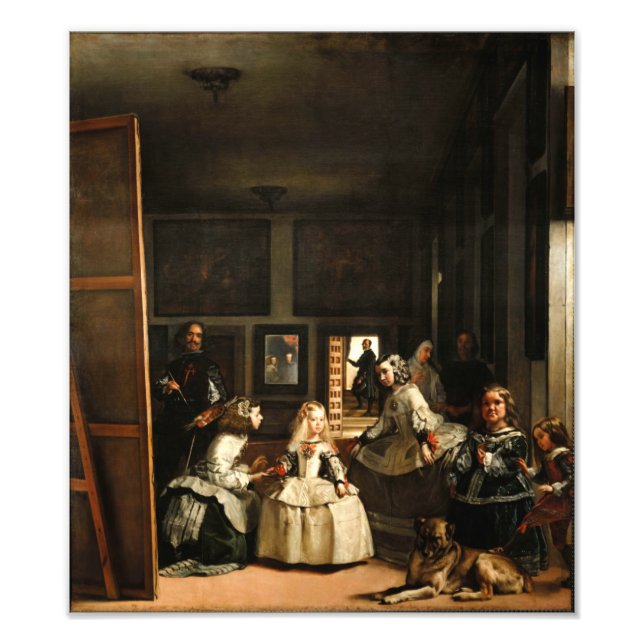 Velazquez Las Meninas Fototryck (Framsidan)