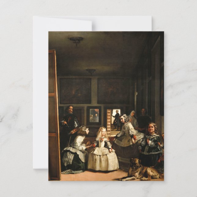 Velazquez Las Meninas-inbjudningar Inbjudningar (Framsida)