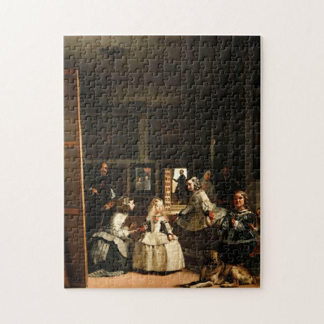 Velazquez Las Meninas Puzzle Pussel (Vertikal)