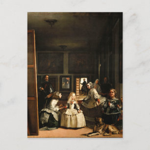 Velazquez Las Meninas vycard Vykort
