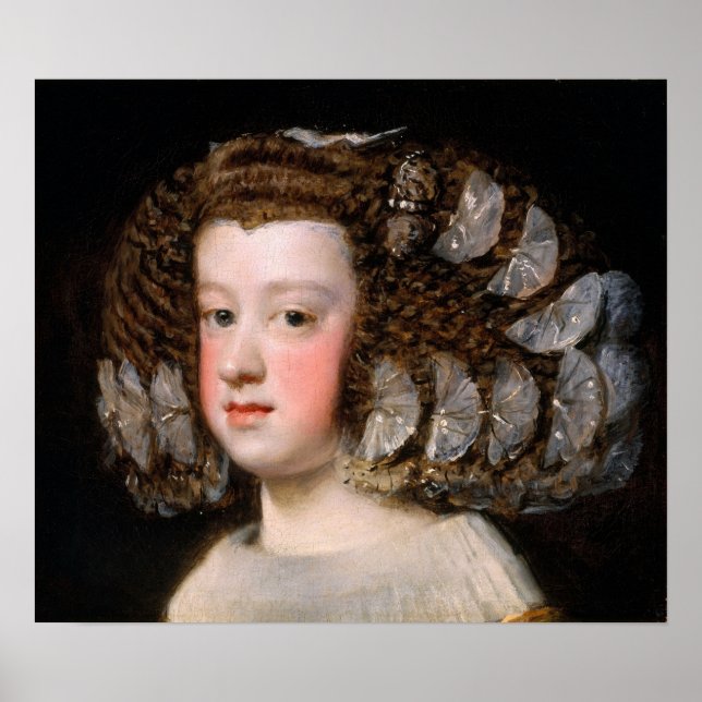 Velázquez - Maria Theresa 1651 Poster (Framsidan)