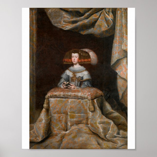 Velazquez - Mariana De Austria i Prayer Poster (Framsidan)