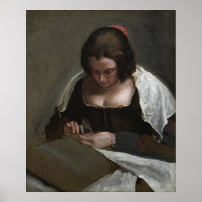 Velázquez - Needlewomen 1640 Poster (Framsidan)