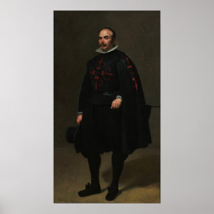 Velázquez - Porträtt vid Don Pedro de Barberana Poster
