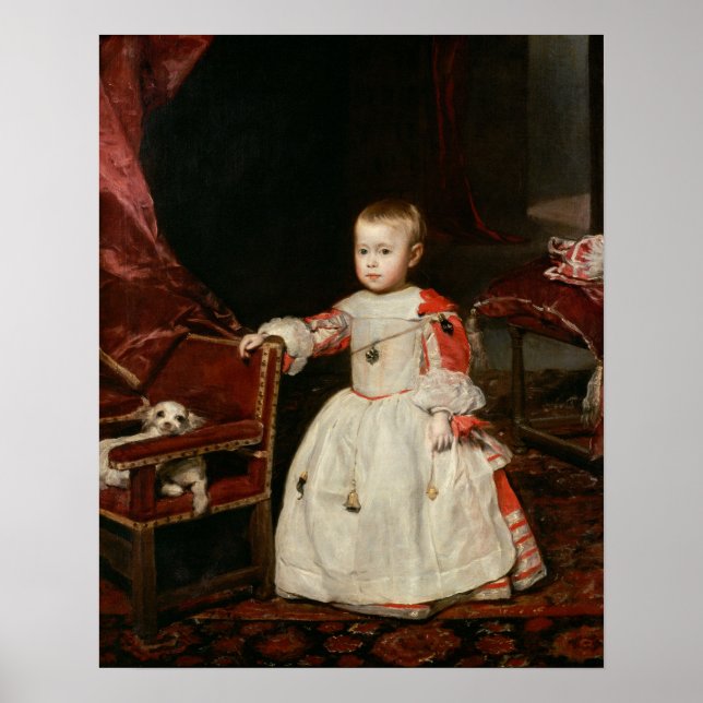 Velázquez - Prince Felipe Prospero 1659 Poster (Framsidan)