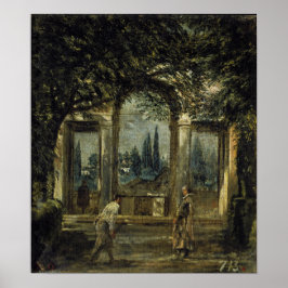Velázquez - Villa Medici in Rom Ariadne Pavilion Poster
