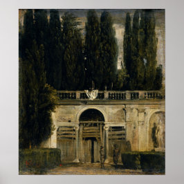 Velázquez - Villa Medici in Rom Grotto-Loggia Poster