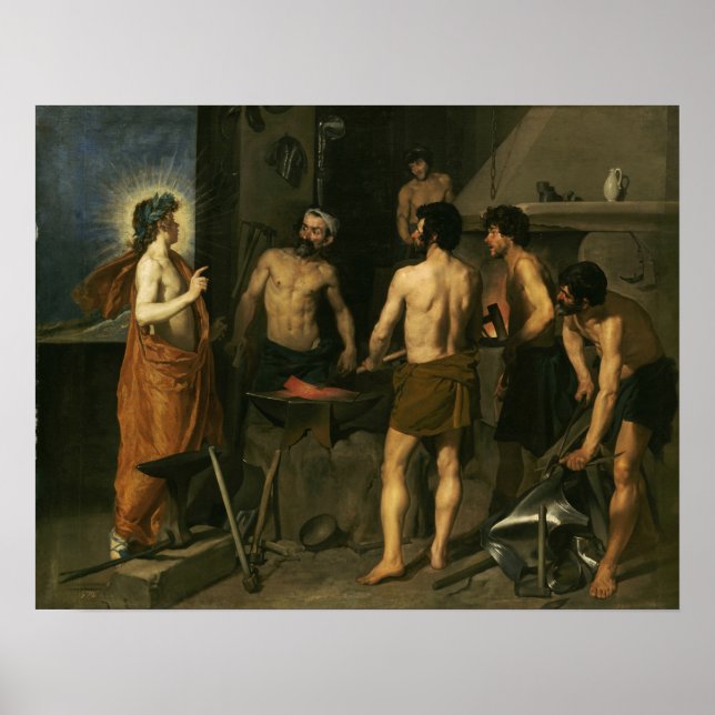 Velázquez - Vulcanus smedja Poster (Framsidan)