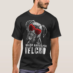 Velcro Boxer-Hund T Shirt