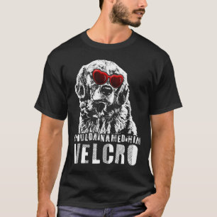 Velcro Golden Retriever Hund T Shirt