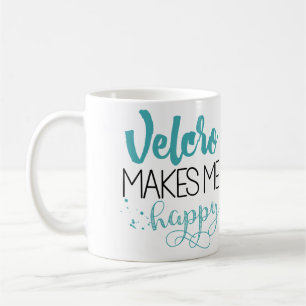 Velcro gör mig den lyckliga muggen kaffemugg
