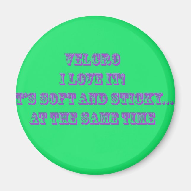 Velcro Magnet (Framsidan)