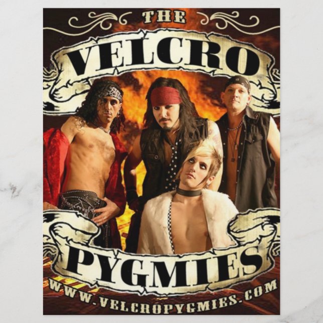 Velcro Pygmies Reklamblad (Framsidan)