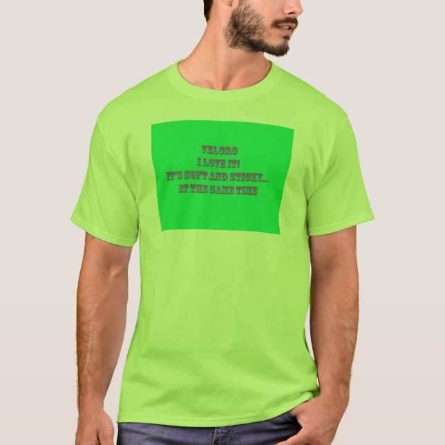 Velcro Tee Shirt (Framsida)