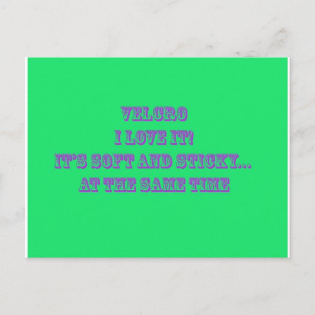 Velcro Vykort (Framsida)