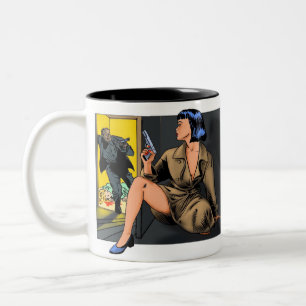 Velda: Flickdetektiv kaffe mugg