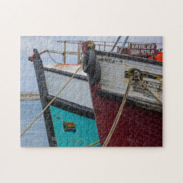 Velddrif FishBoats South Afrika Harbour Pussel