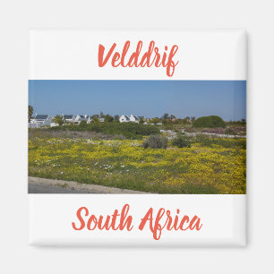 Velddrif Väster Vild Flowers South Afrika SA Magnet