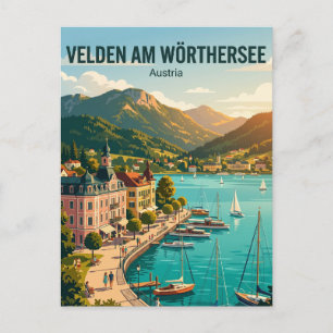 Velden am Wörthersee Österrike Vykort