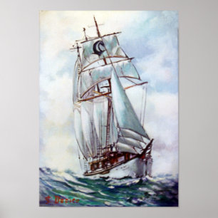 Velero/Veleiro/Segelbåt Poster