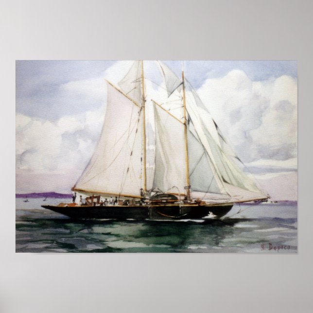 Velero/Veleiro/Segelbåt Poster (Framsidan)