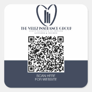Velez Insurance Group Fyrkantigt Klistermärke