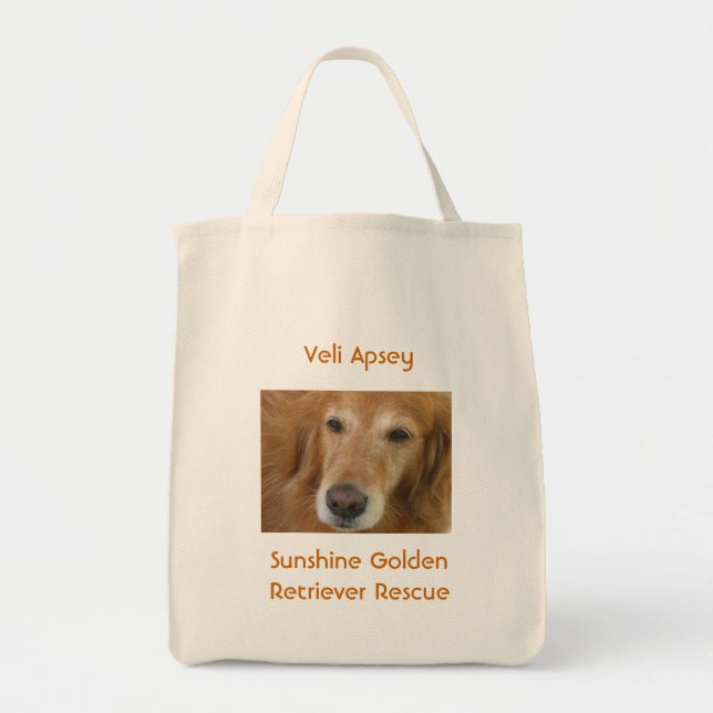 Veli Apsey - shopping bag - solsken Goldens Tygkasse (Framsidan)