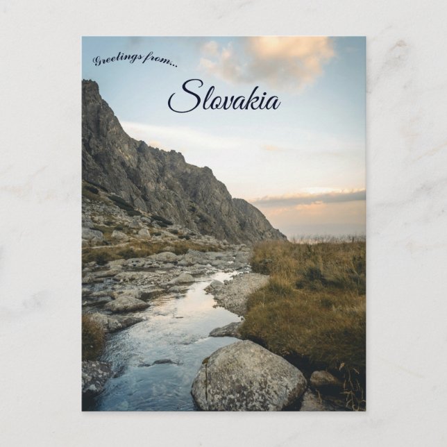 Velicky Creek High Tatras Vysoke Tatry Slovakia Vykort (Framsida)