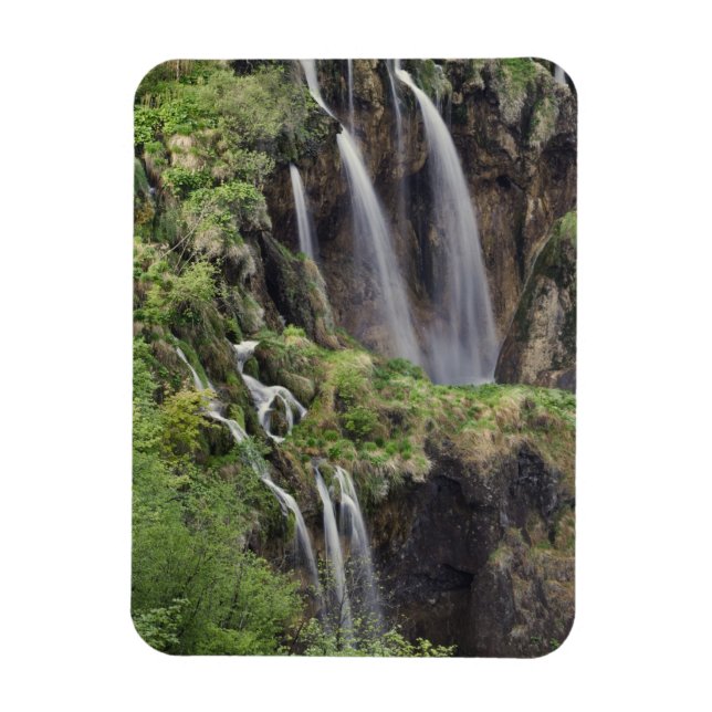 Veliki Slap (Vattenfall) Plitvice sjöarnas nationa Magnet (Vertikal)