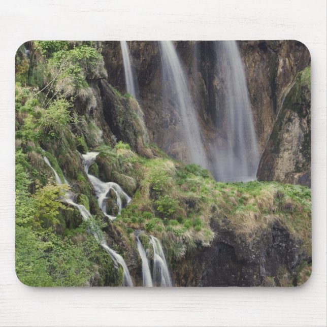 Veliki Slap (Vattenfall) Plitvice sjöarnas nationa Musmatta (Framsidan)