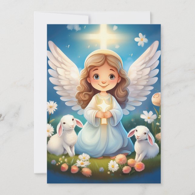 Velikonočne voščilnice z verskim sporočilom julkort (Framsida)